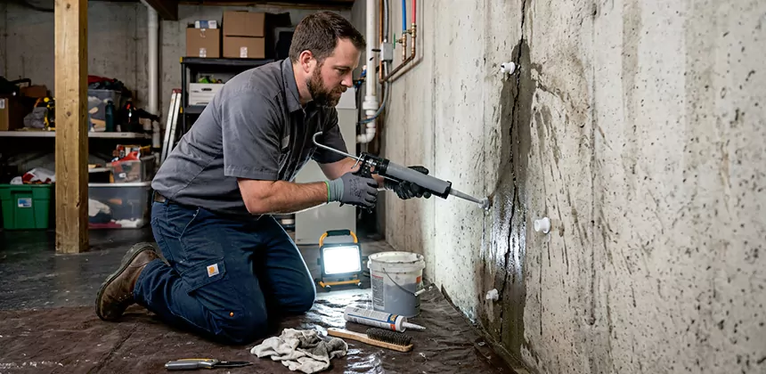 Basement Leak Repair From Inside in Jurupa Valley