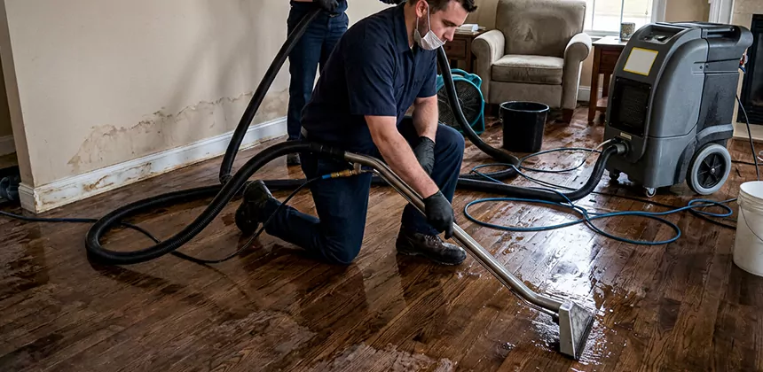 Hardwood Floor Water Extraction in Jurupa Valley